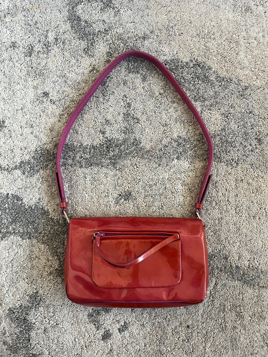 Prada FW1999 patent leather handbag