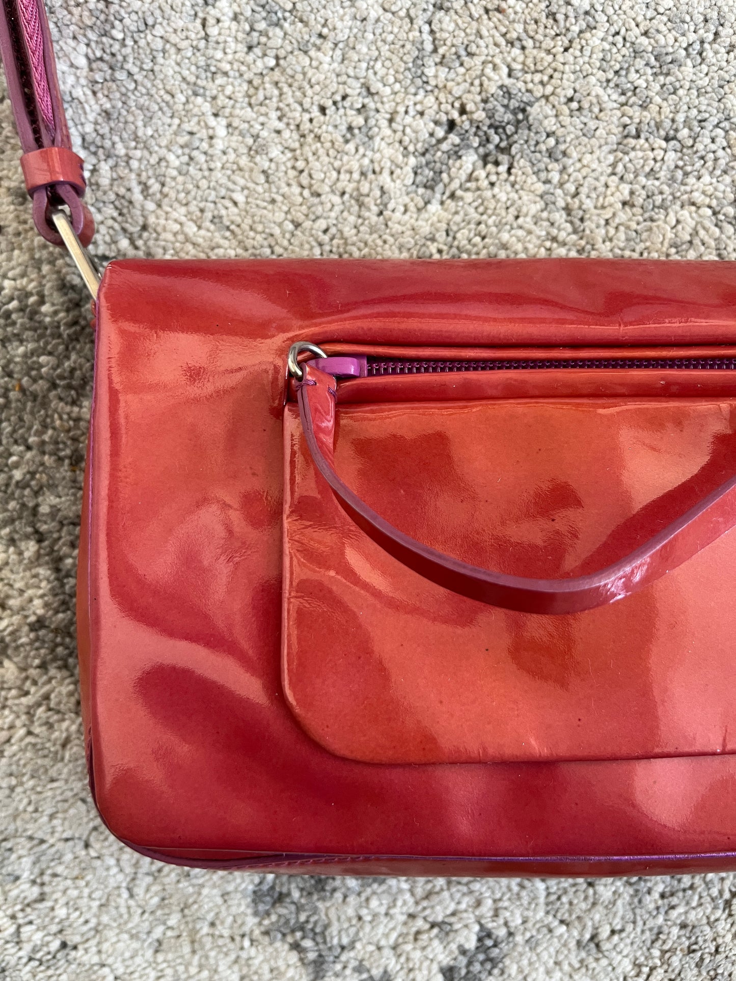 Prada FW1999 patent leather handbag