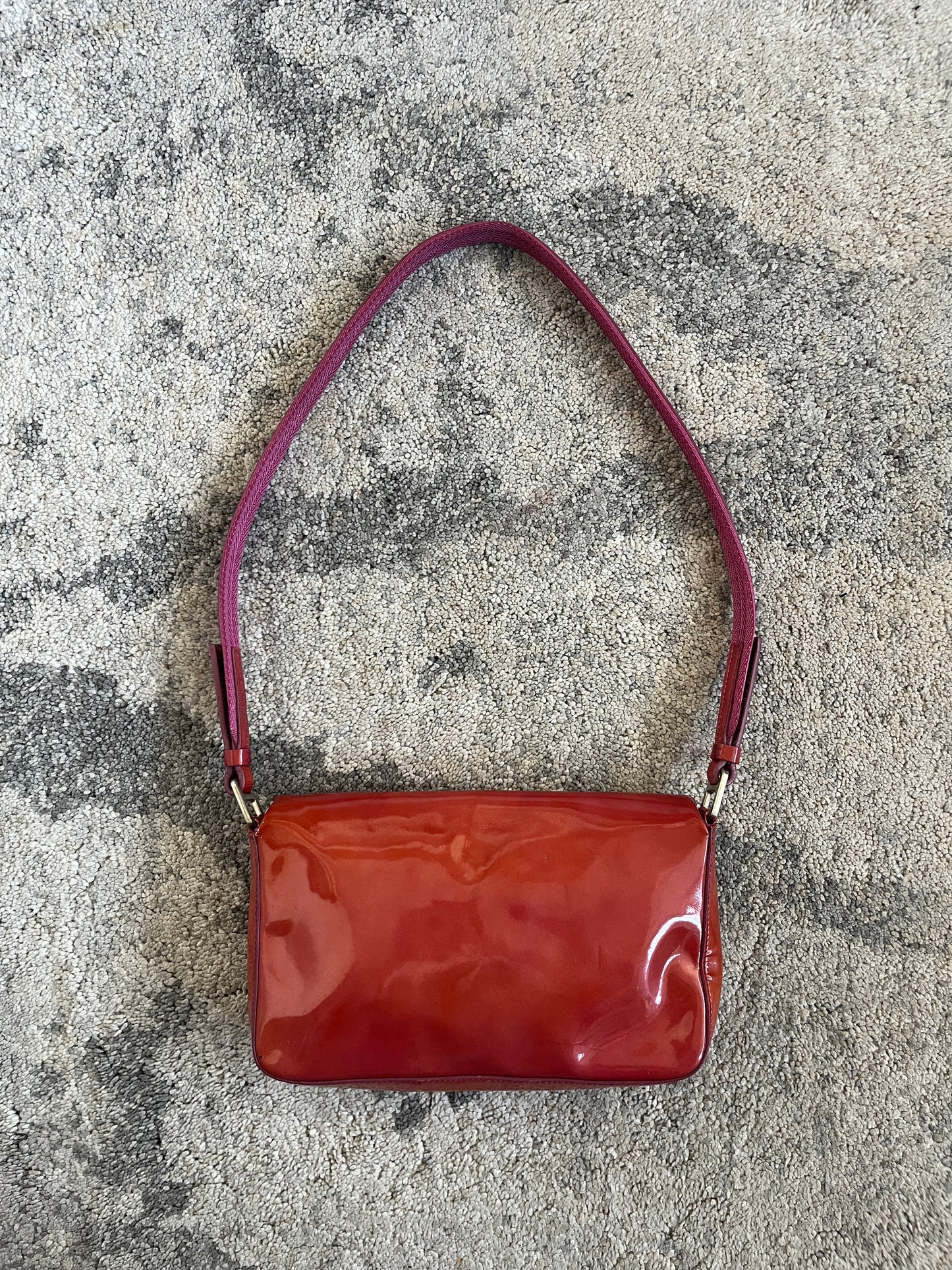 Prada FW1999 patent leather handbag