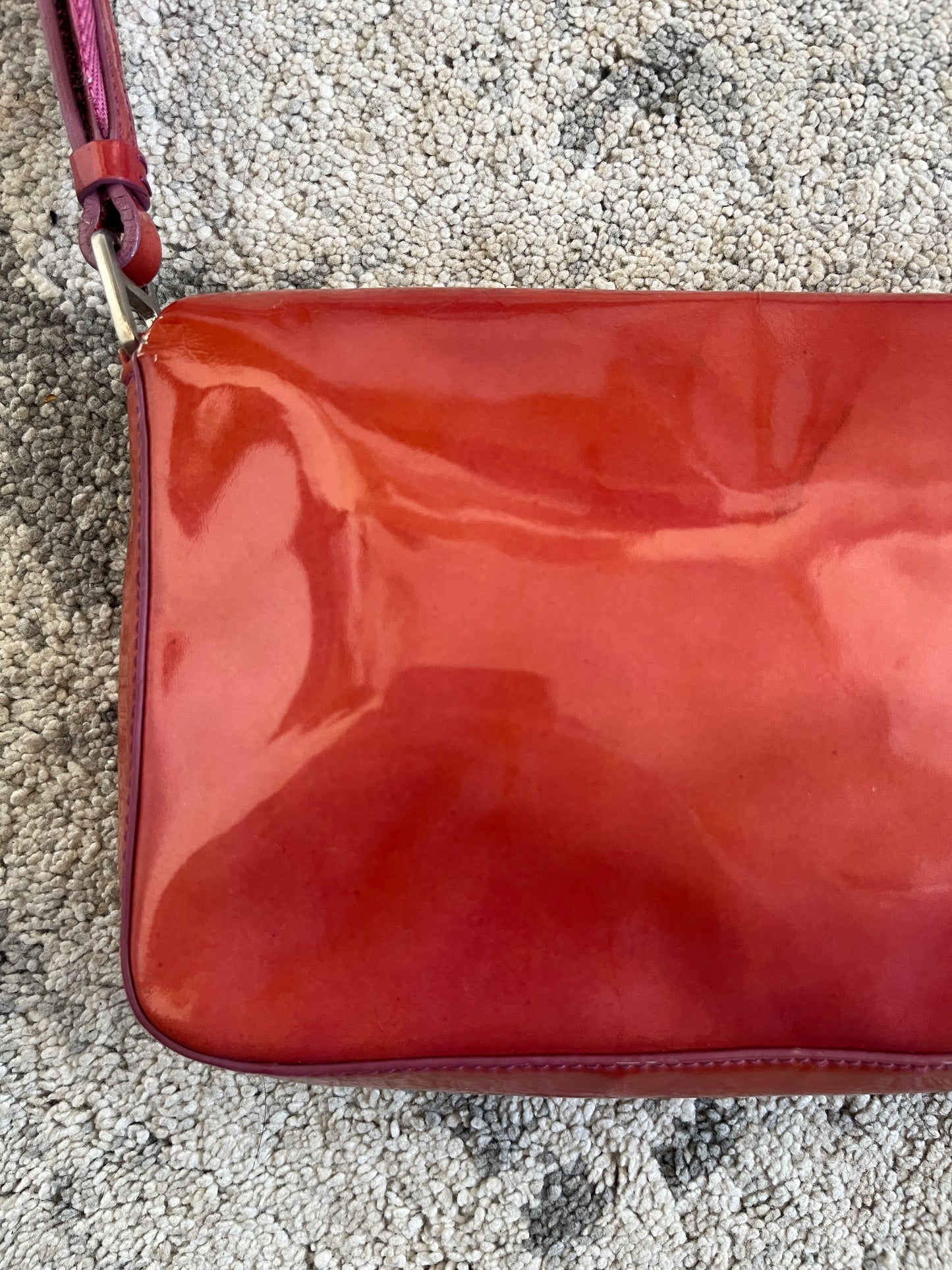 Prada FW1999 patent leather handbag