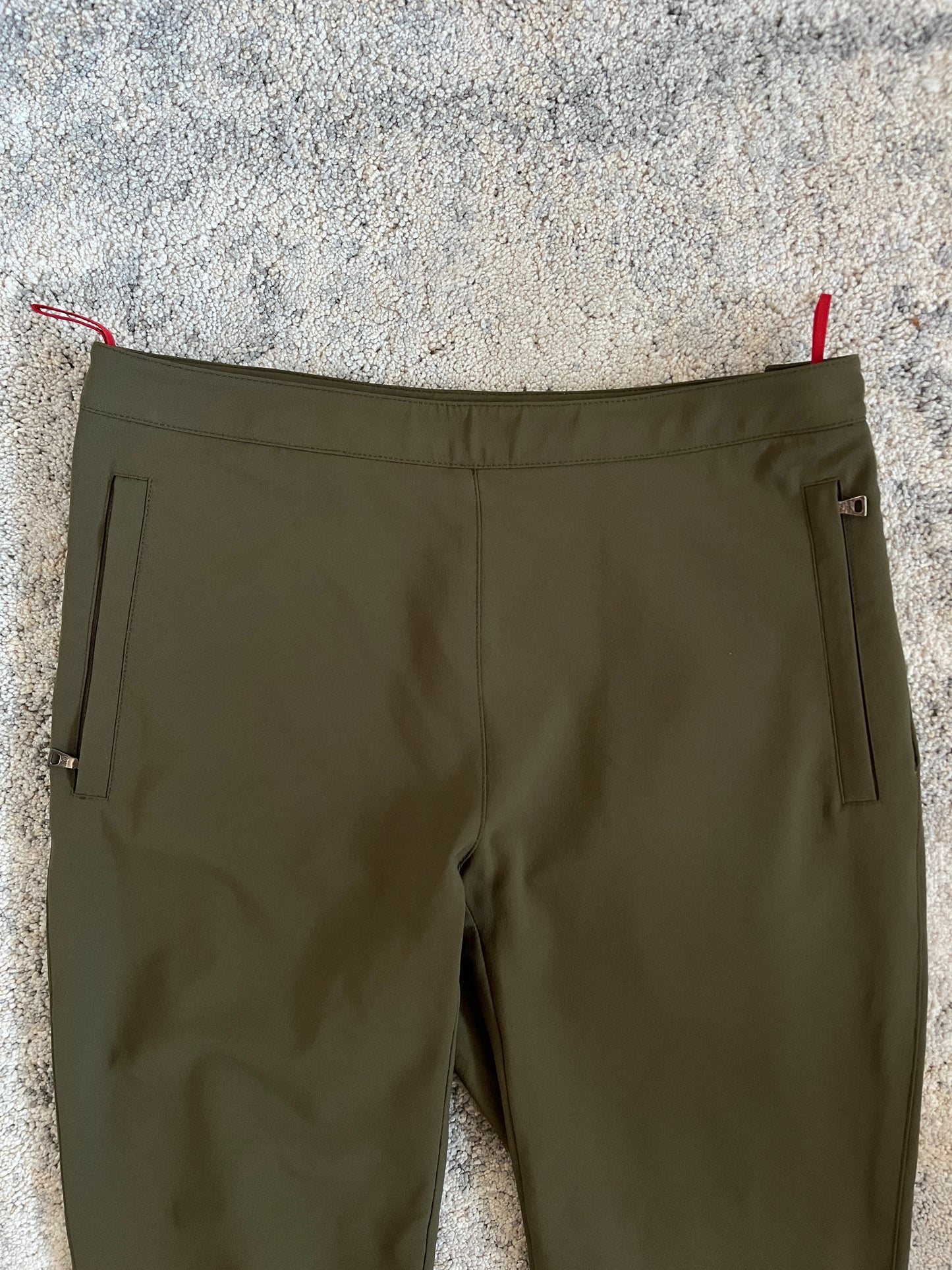 Prada SS1999 linea rossa zip nylon pant