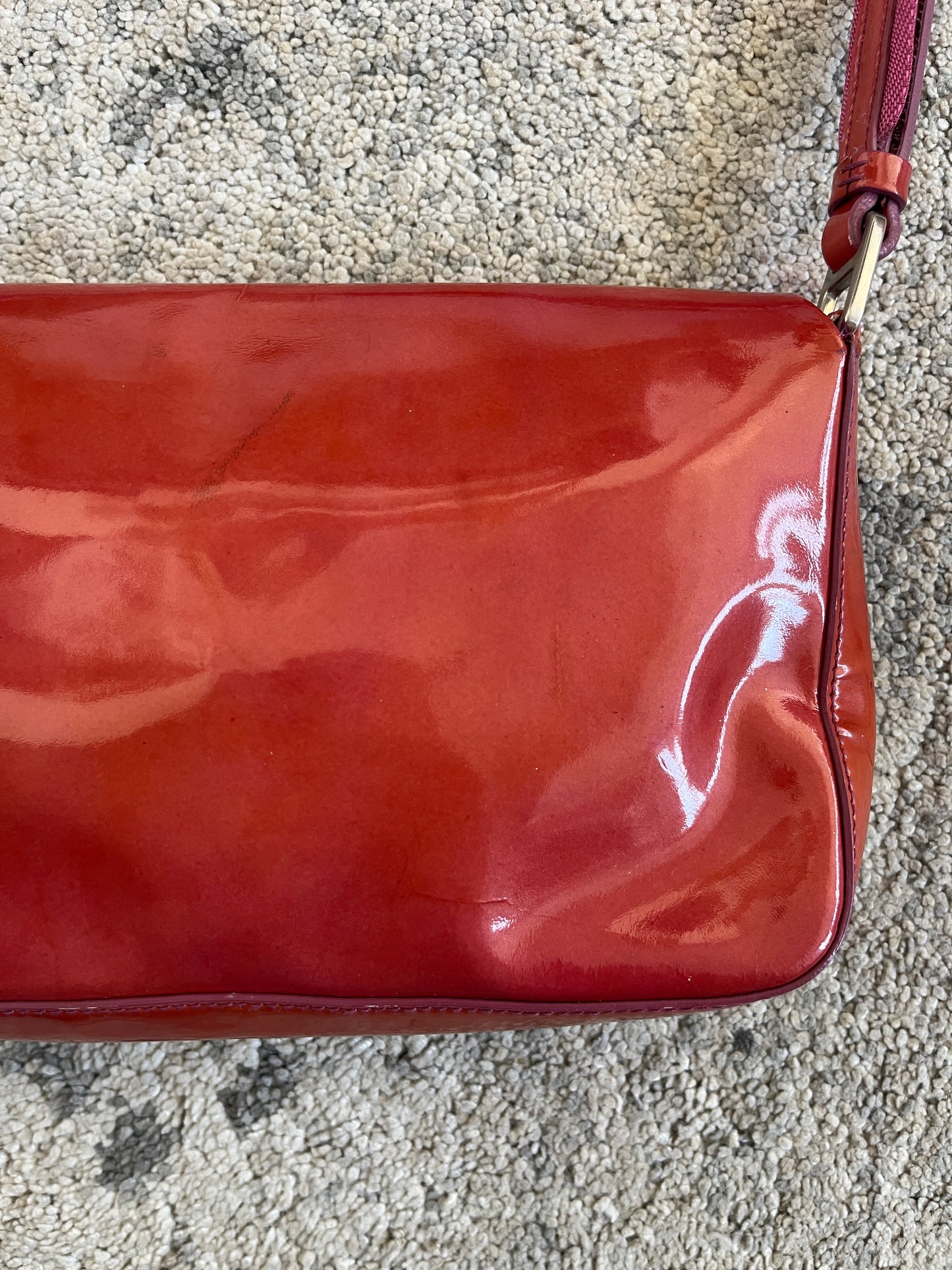 Prada FW1999 patent leather handbag