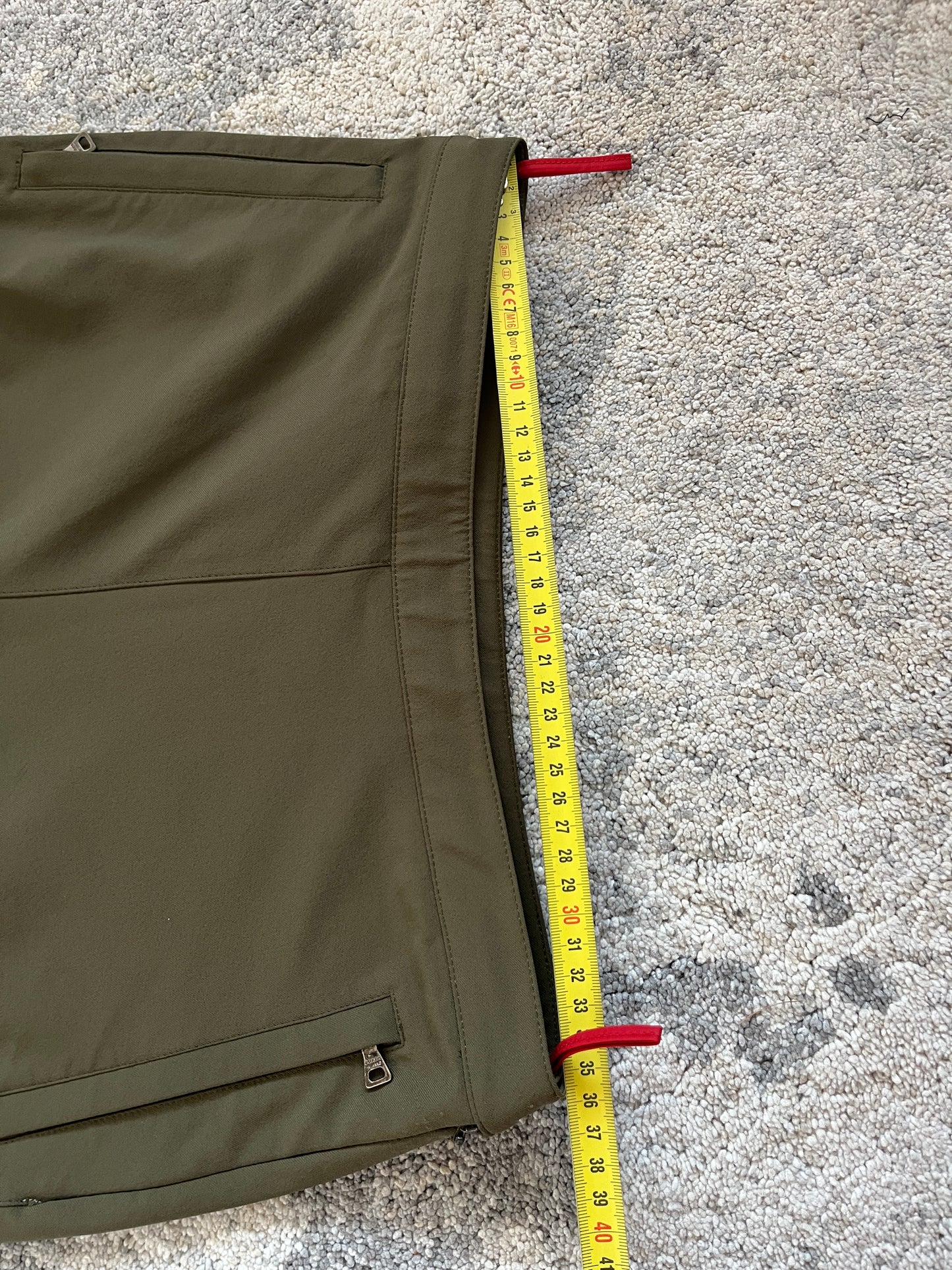Prada SS1999 linea rossa zip nylon pant