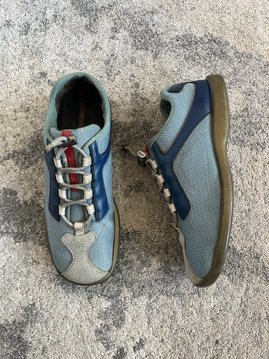 Prada SS2000 mesh & leather trainers