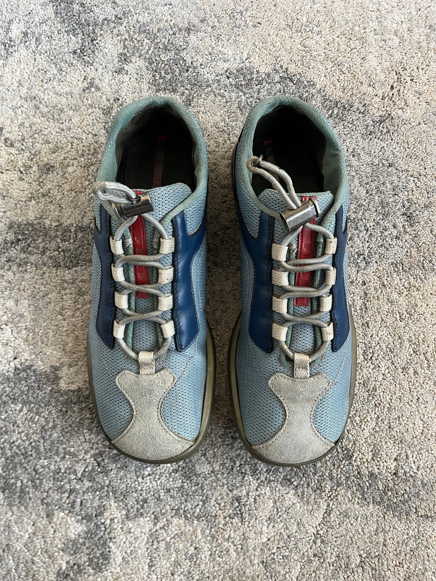 Prada SS2000 mesh & leather trainers