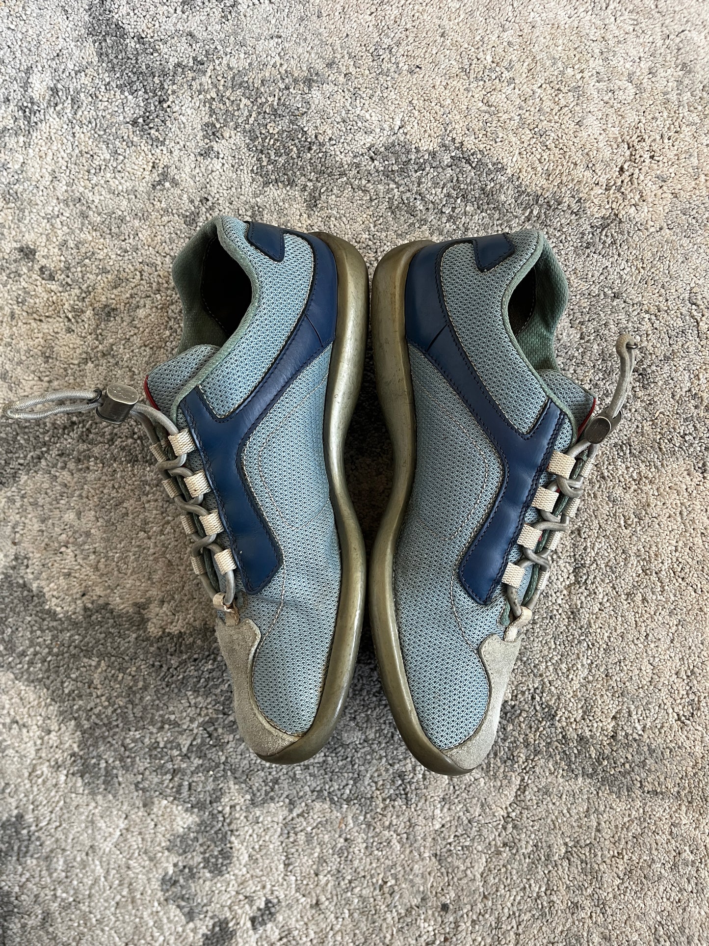Prada SS2000 mesh & leather trainers