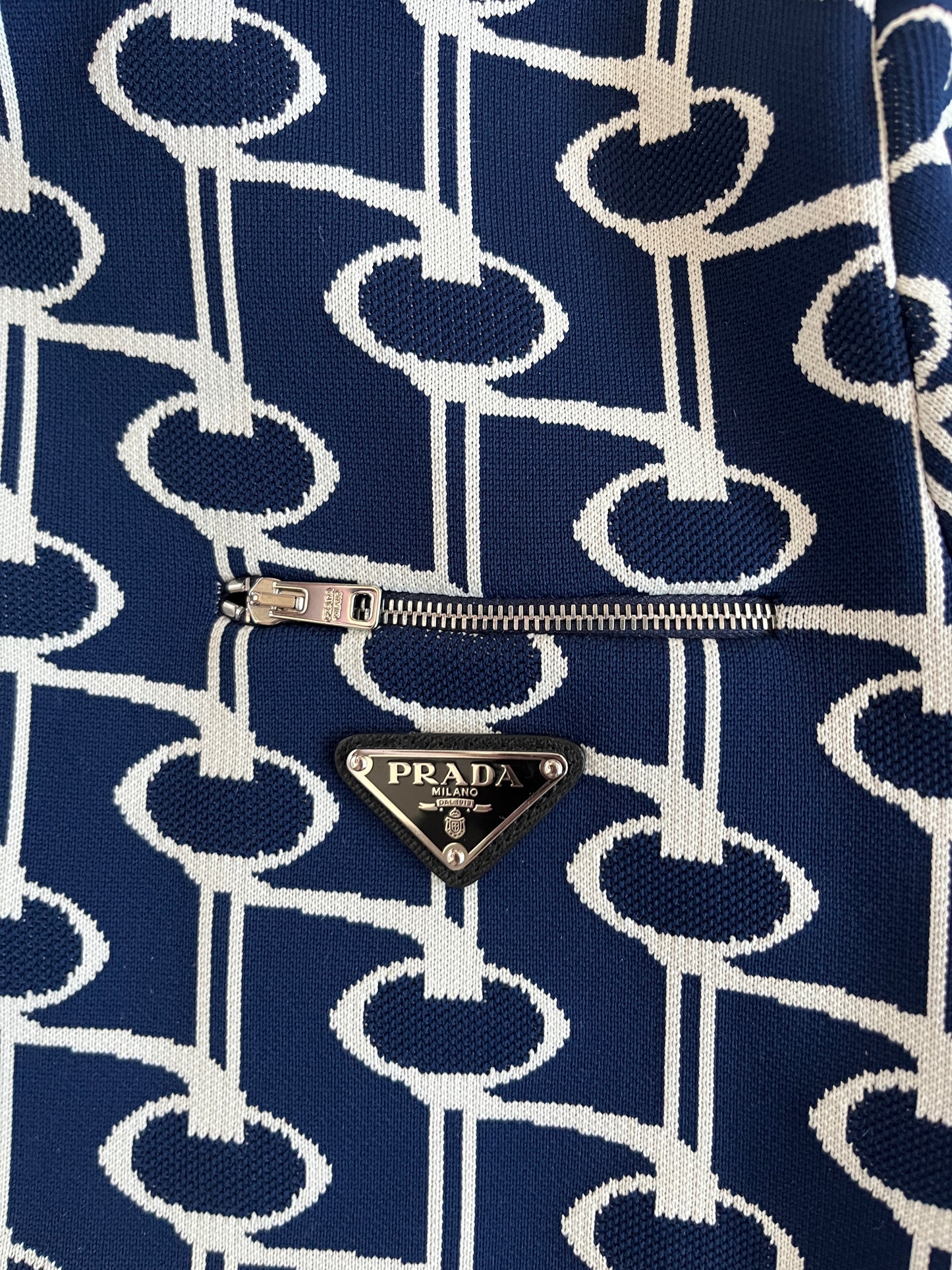 Prada SS2017 jacquard cotton jacket