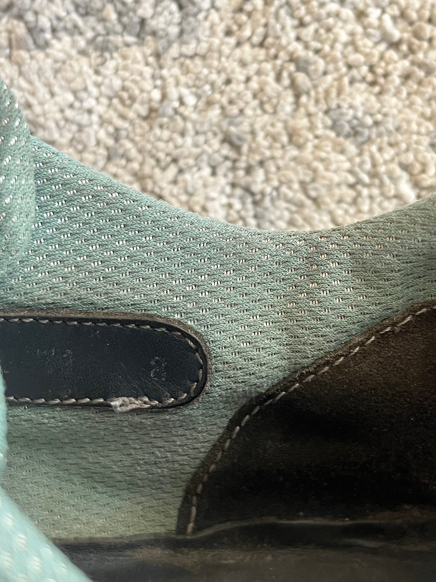 Prada SS2000 mesh & leather trainers