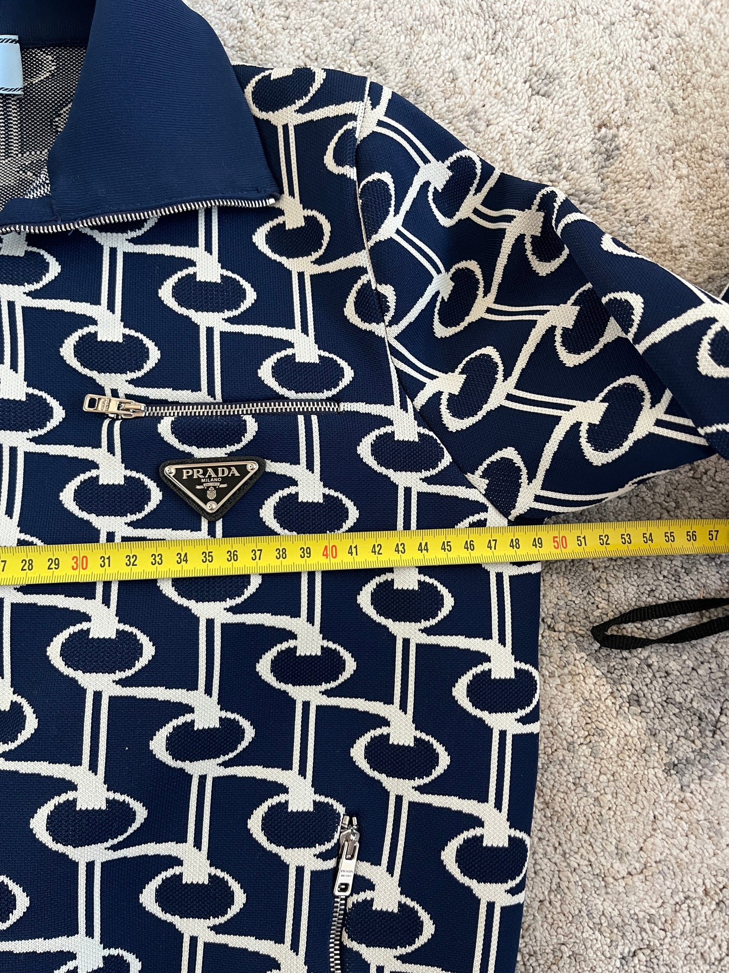 Prada SS2017 jacquard cotton jacket