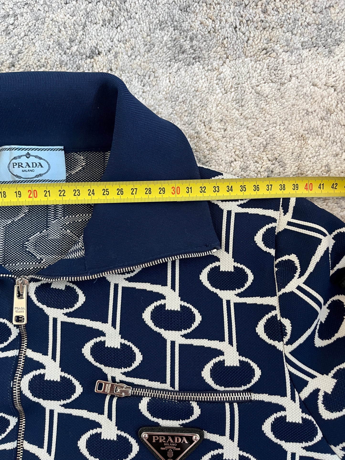 Prada SS2017 jacquard cotton jacket