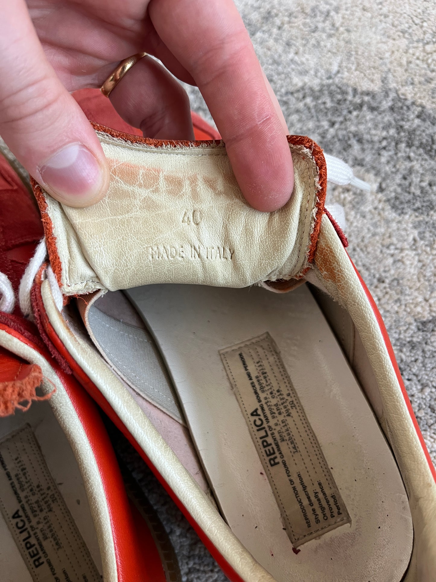 Maison margiela 2006 replica shoes