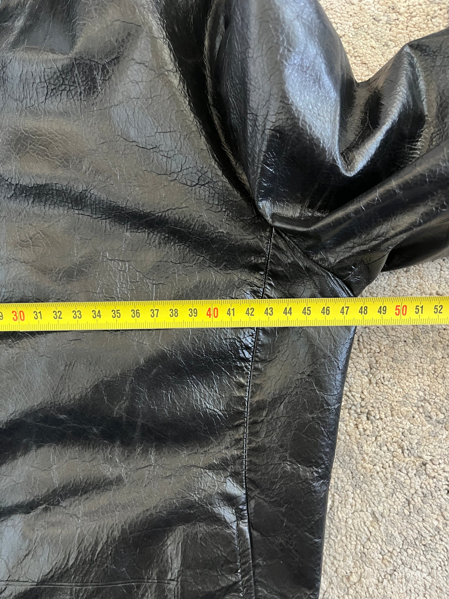 Miu Miu 1999 patent leather jacket