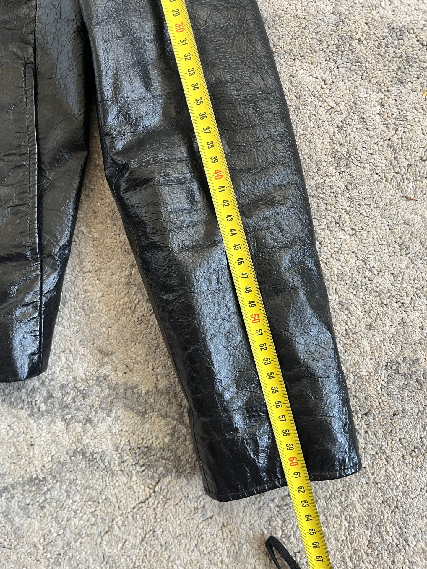 Miu Miu 1999 patent leather jacket