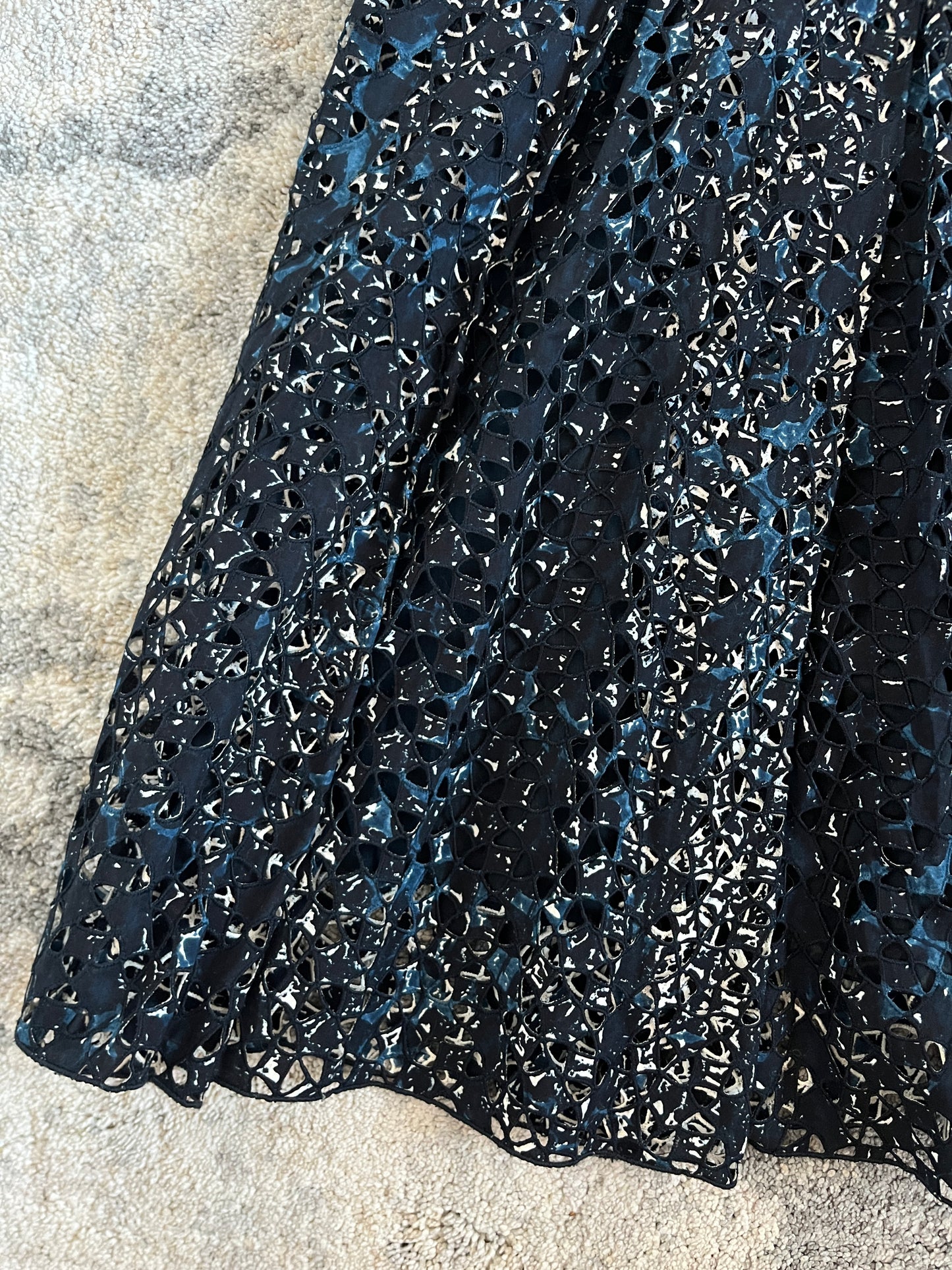 Miu Miu SS2001 perfored skirt