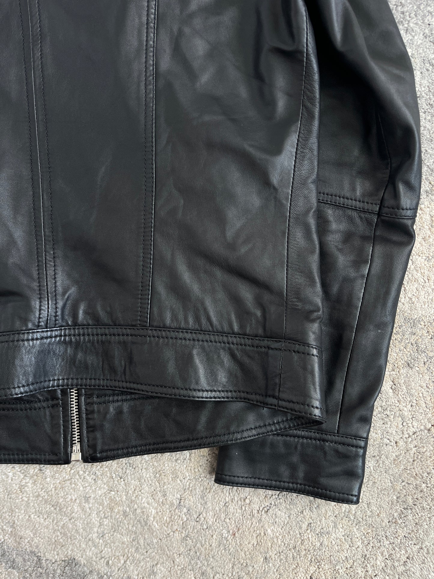D&G 2000's multipockets leather jacket