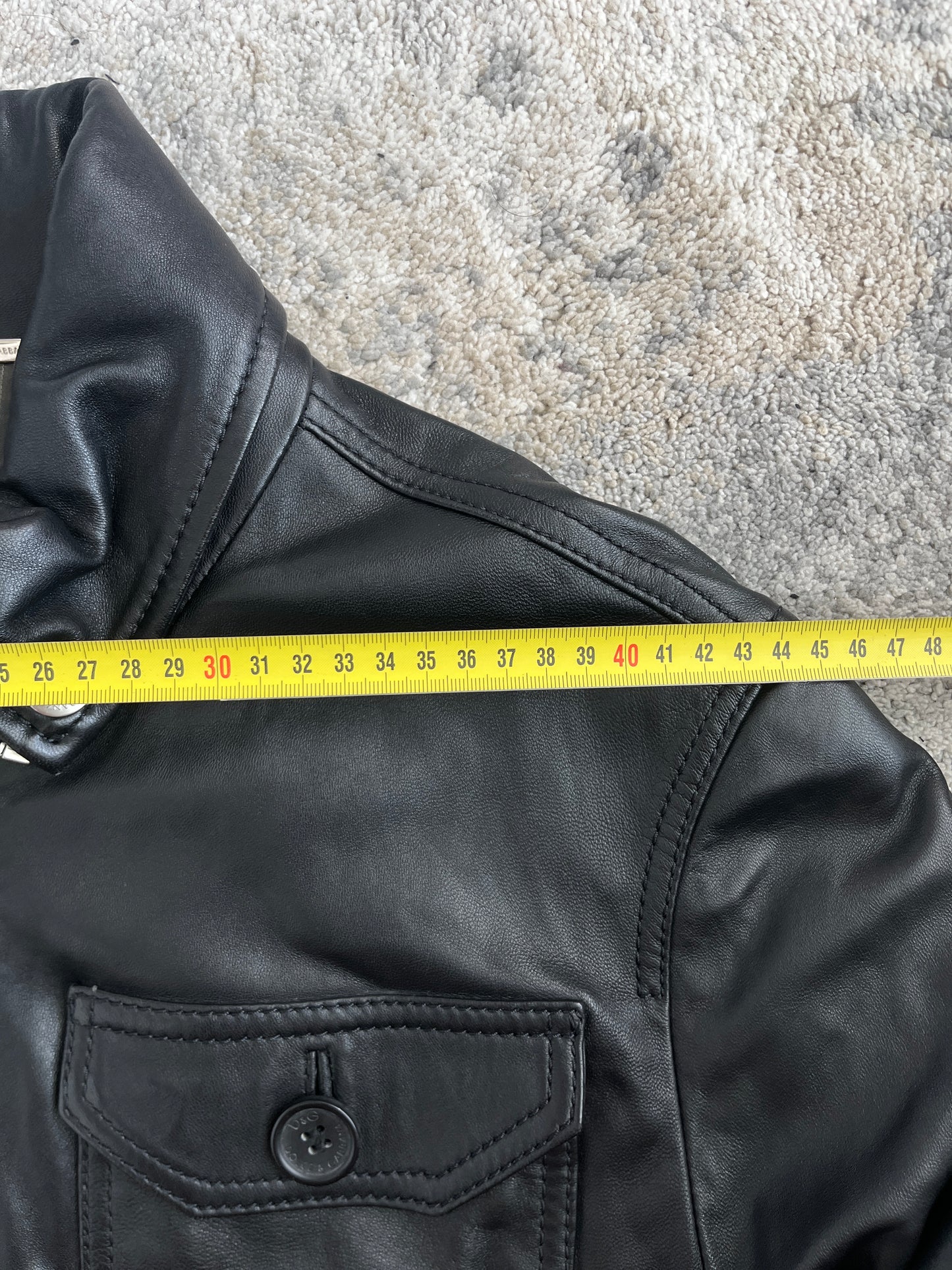 D&G 2000's multipockets leather jacket