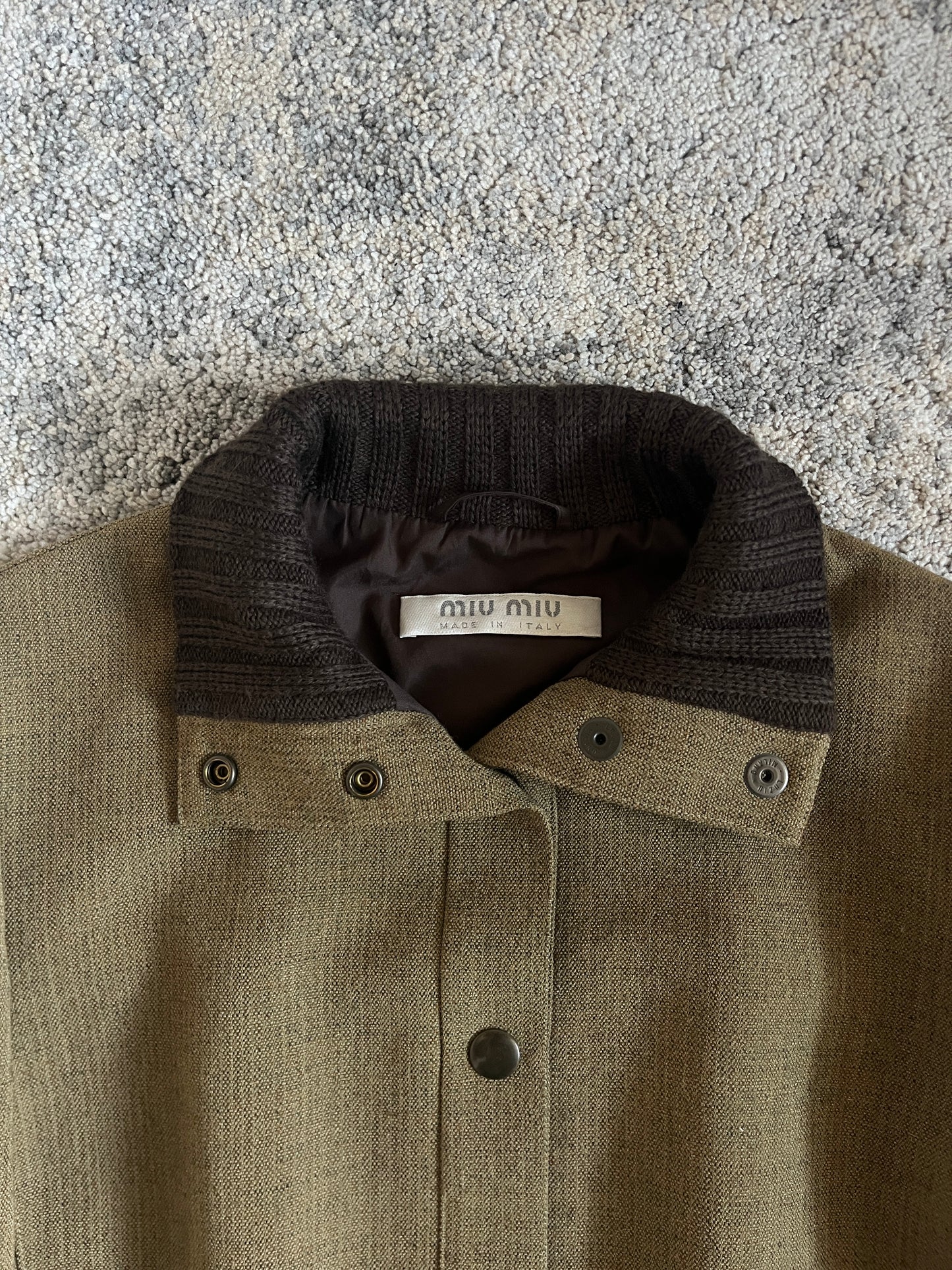 Miu Miu FW1999 wool long coat