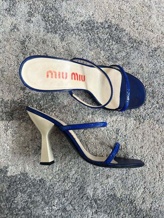 Miu Miu SS2000 sequins heels