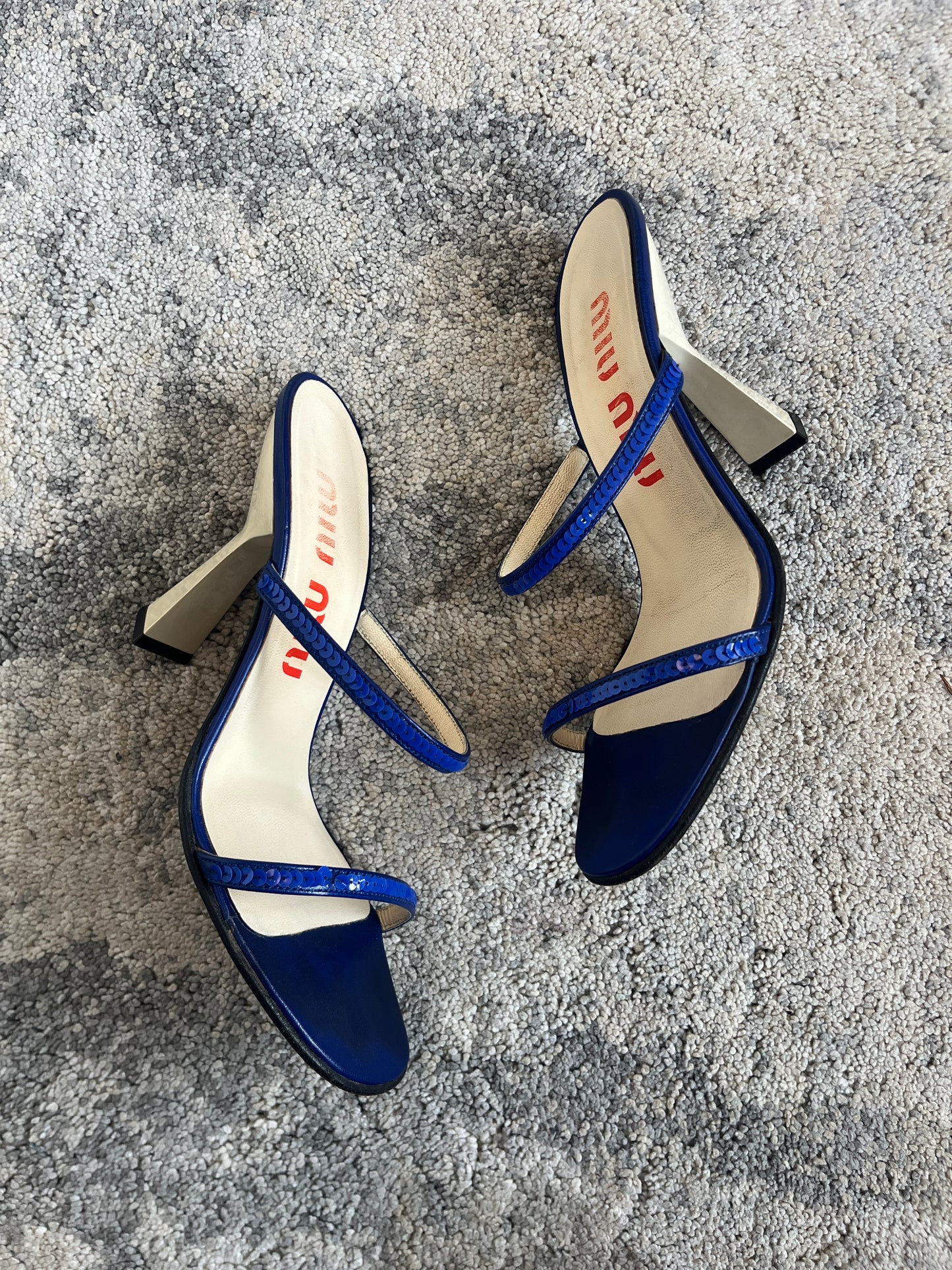 Miu Miu SS2000 sequins heels