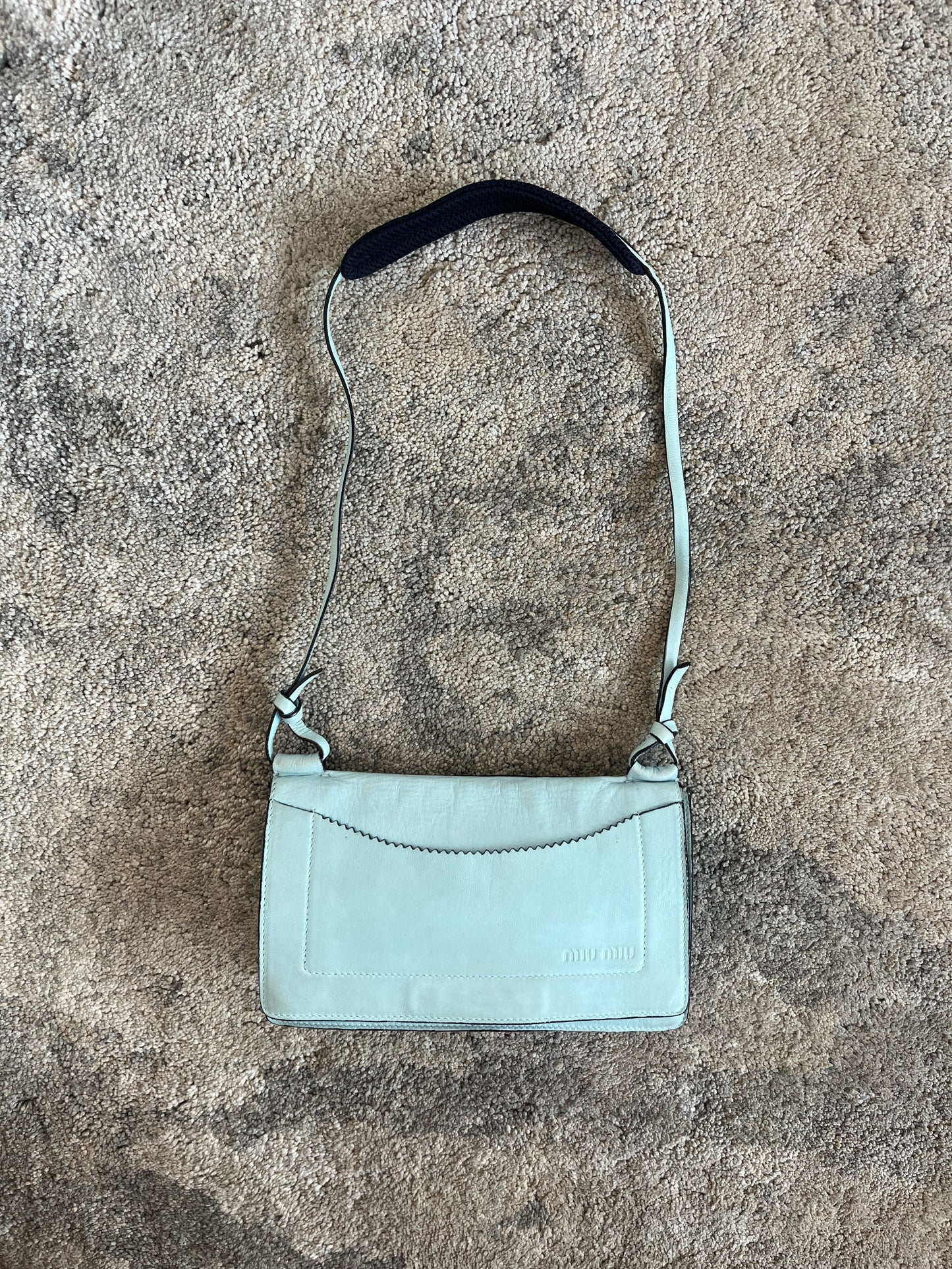Miu Miu 2000's leather shoulder bag