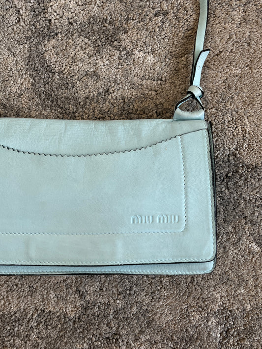 Miu Miu 2000's leather shoulder bag