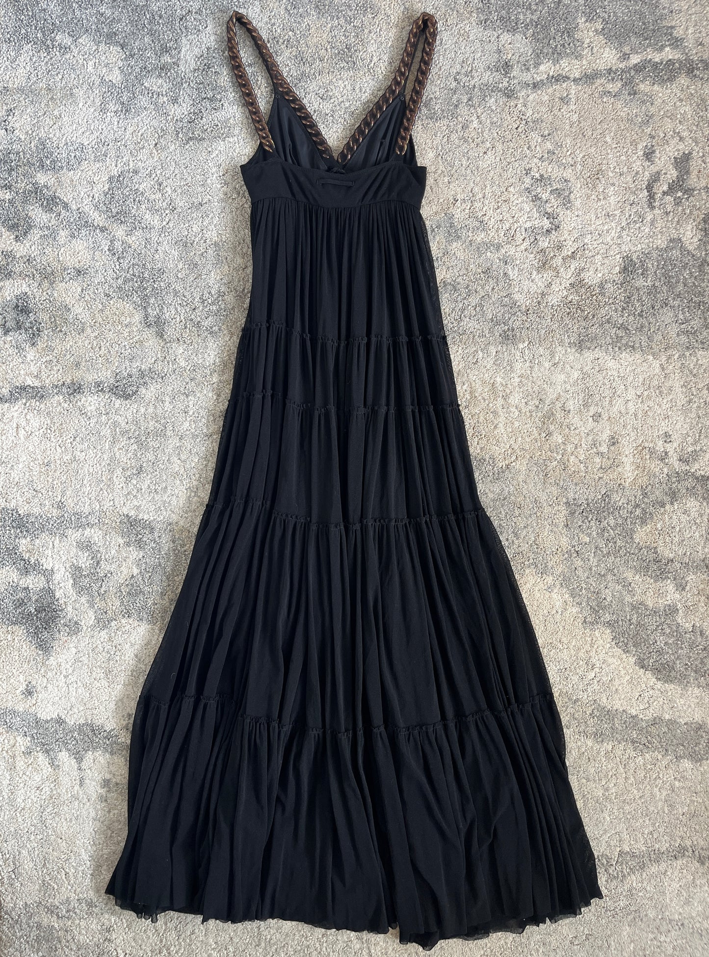 Jean Paul gaultier 1990's mesh chain dress
