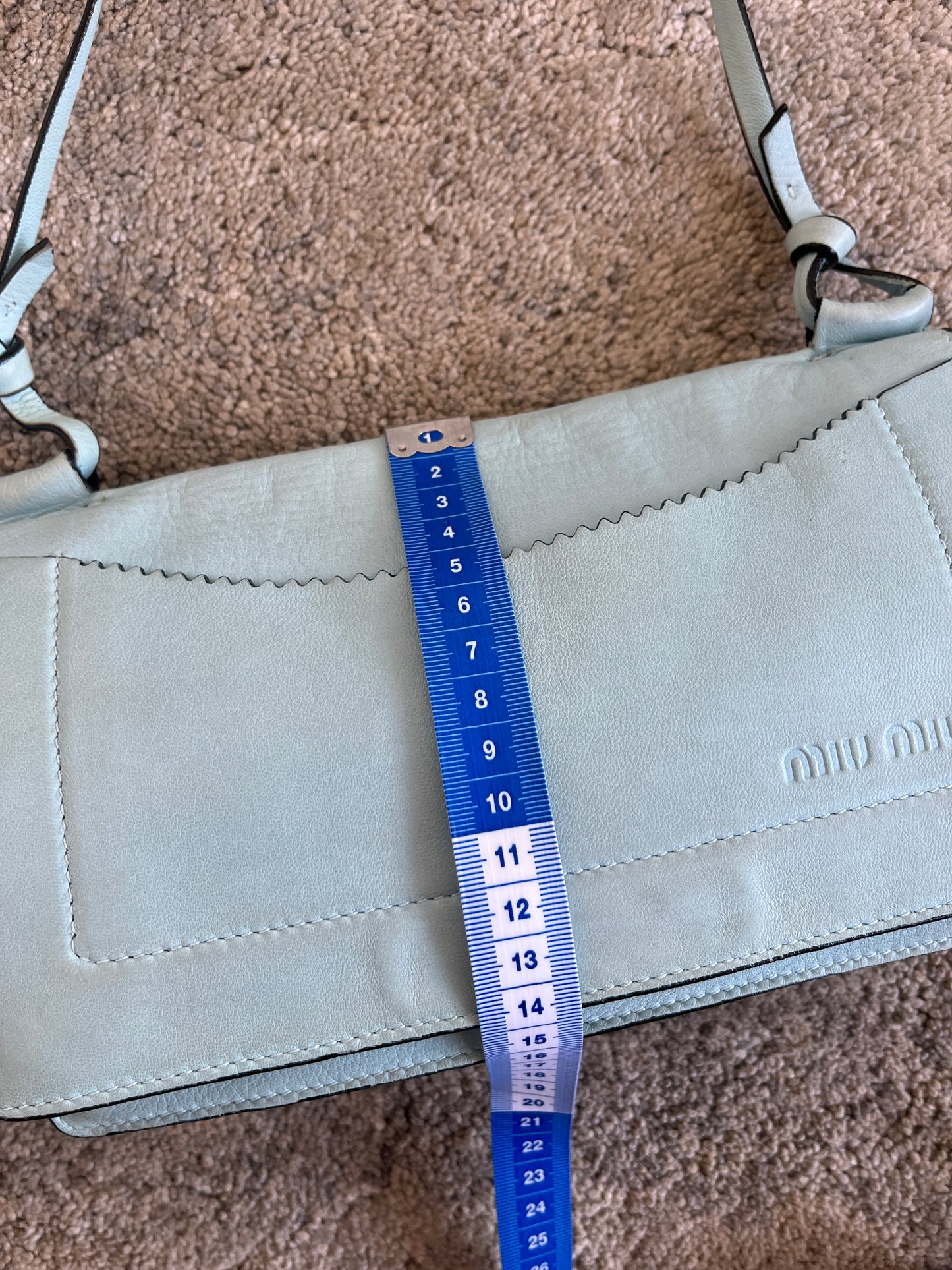 Miu Miu 2000's leather shoulder bag