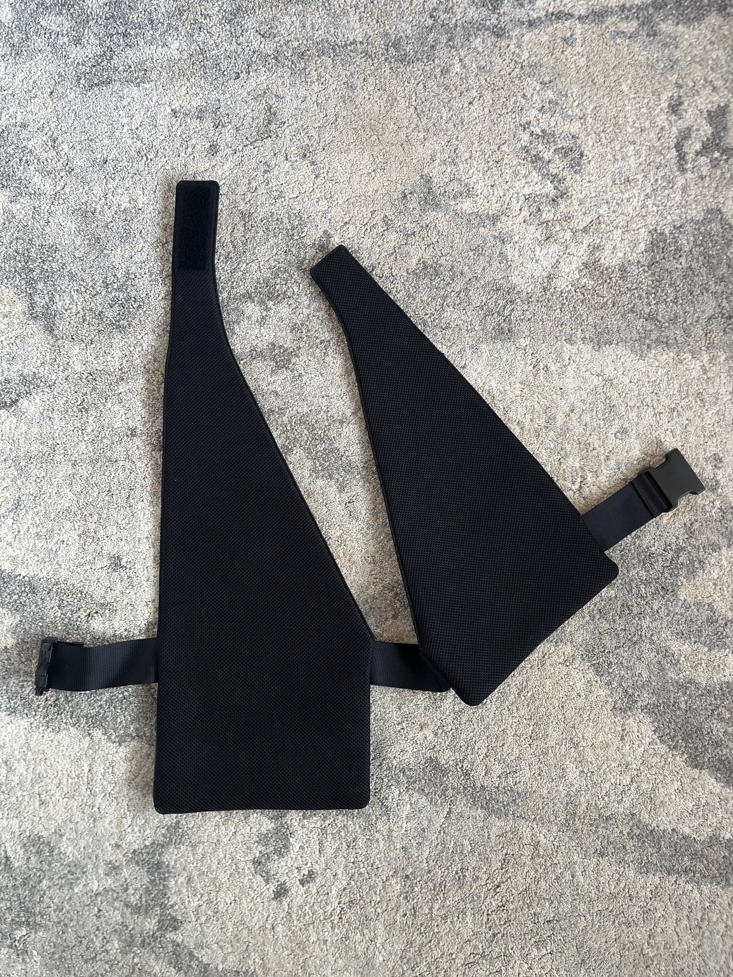 Miu Miu FW1999 leather & mesh chest rig
