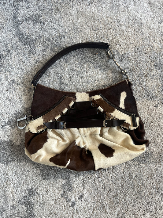 Dior 2000's corset ballet pony hair bag