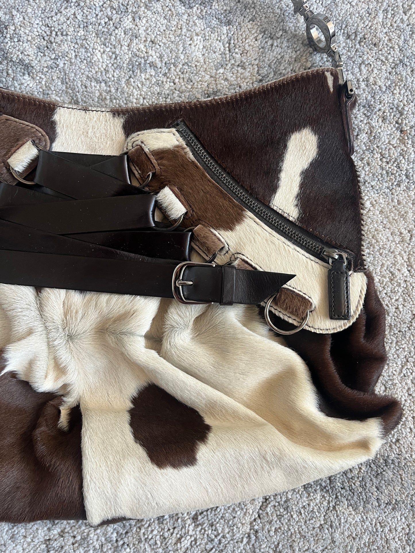 Dior 2000's corset ballet pony hair bag