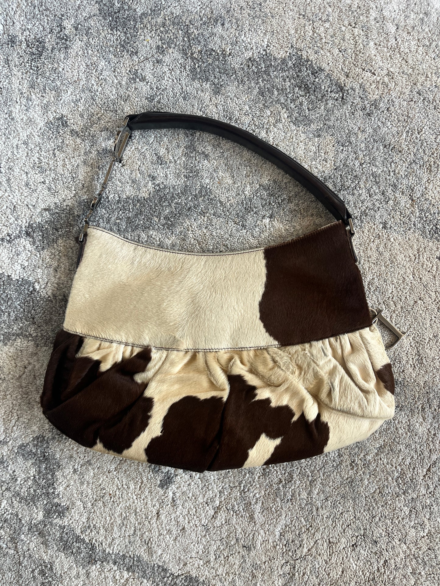 Dior 2000's corset ballet pony hair bag