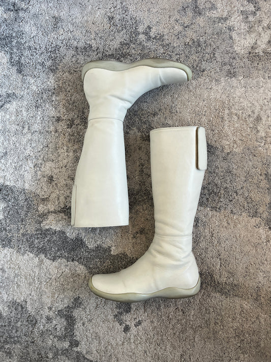 Prada SS1999 runway vibram leather boots
