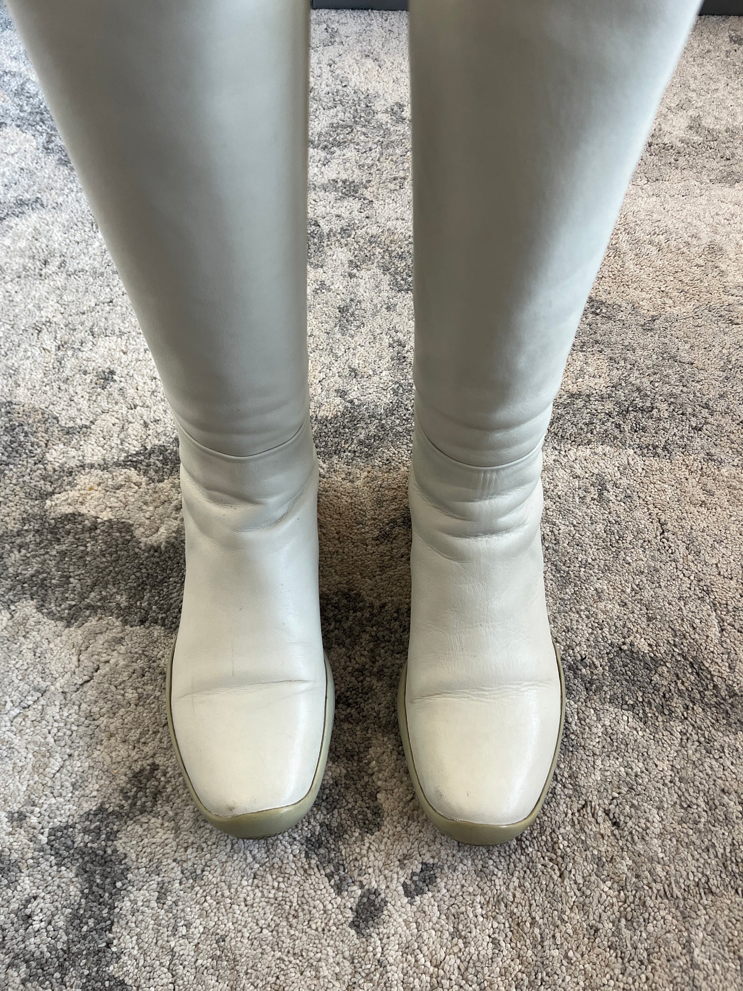 Prada SS1999 runway vibram leather boots