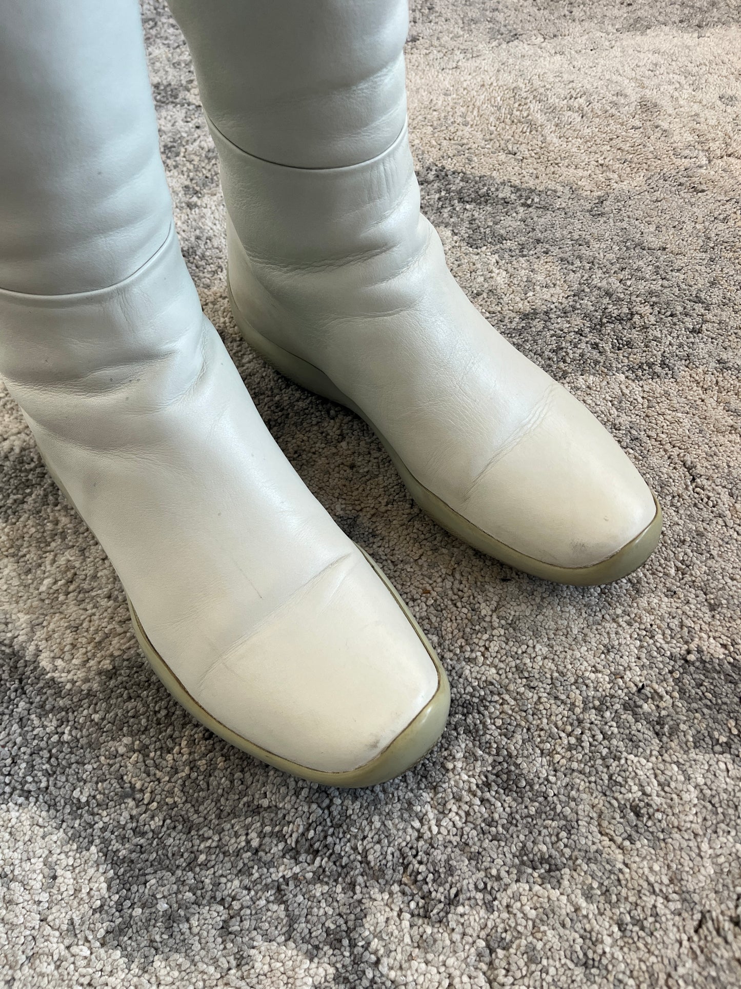 Prada SS1999 runway vibram leather boots