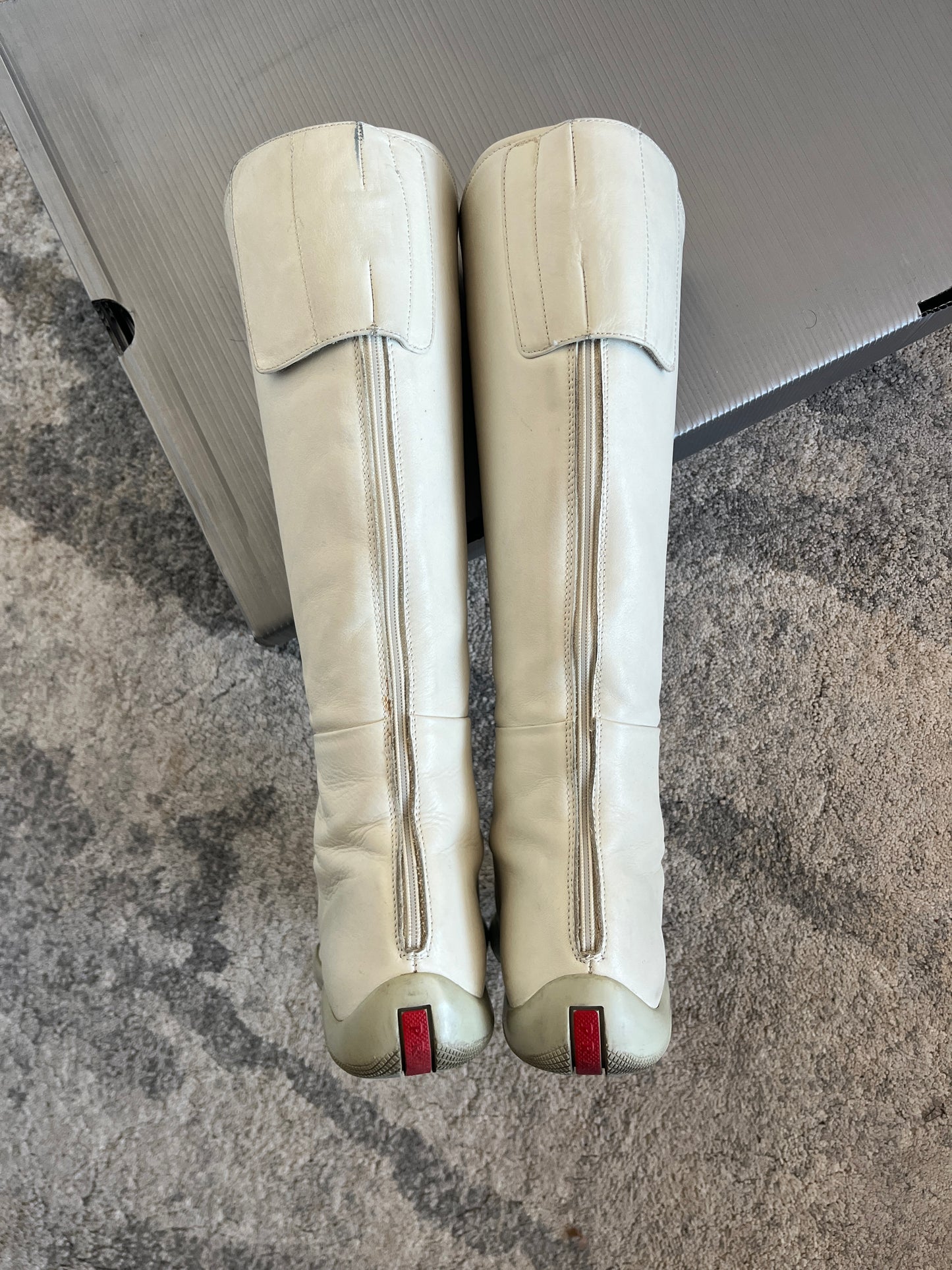 Prada SS1999 runway vibram leather boots