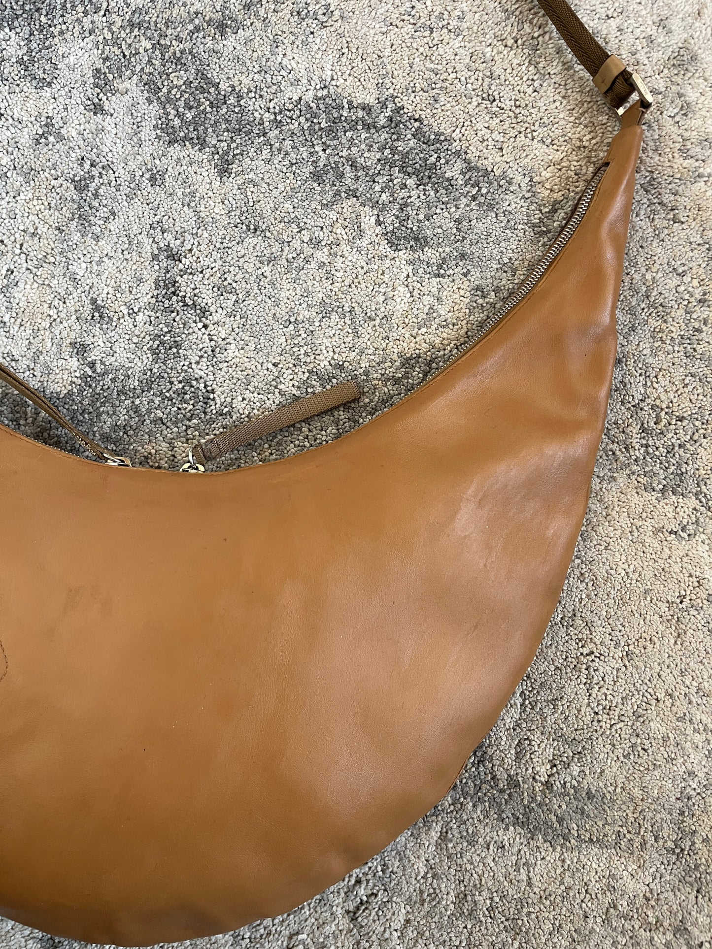 Prada FW2000 leather moon bag