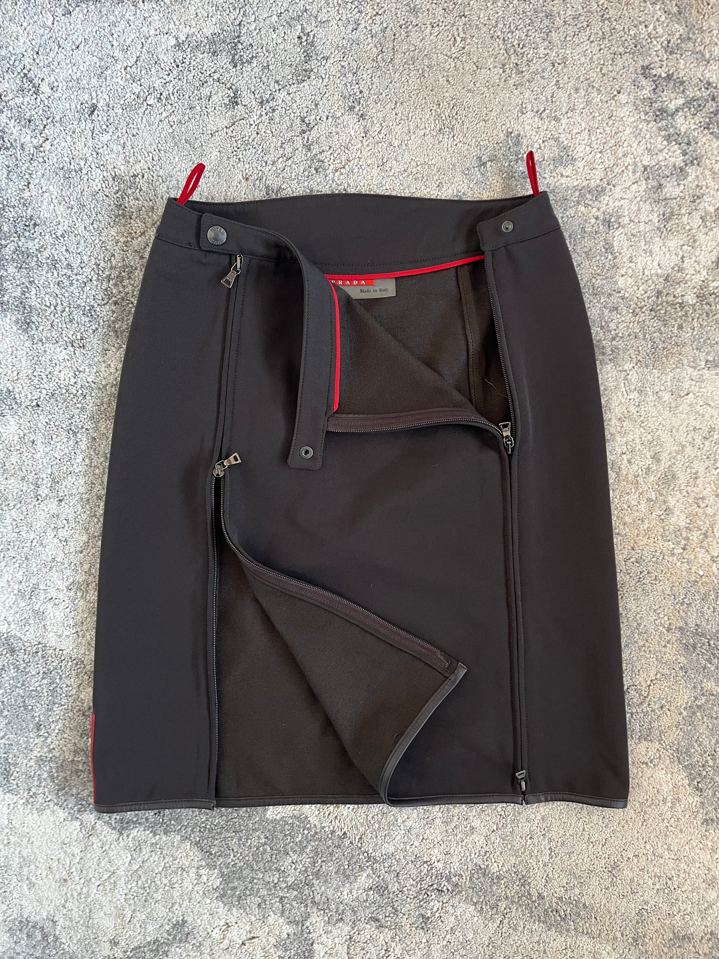 Prada 2000's cotton multi-zip