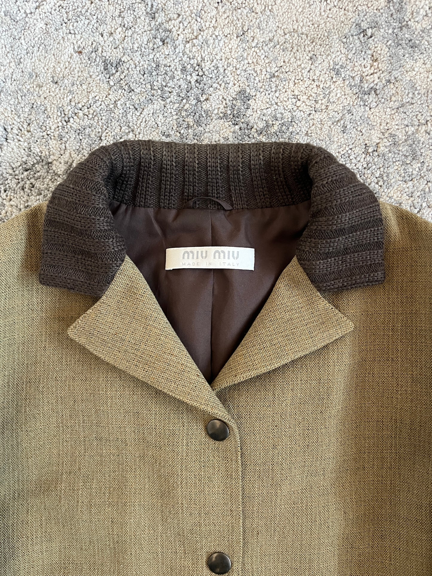 Miu Miu FW1999 wool blazer
