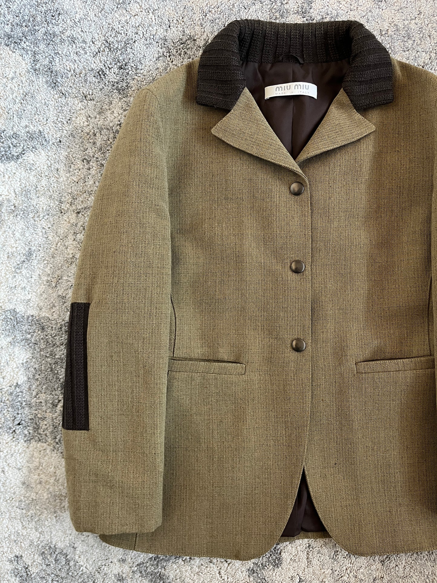 Miu Miu FW1999 wool blazer
