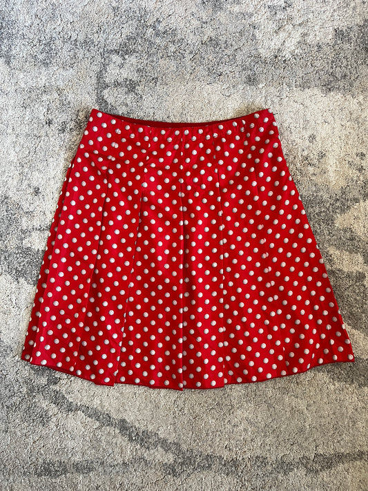 Prada 2000's silk pleated skirt