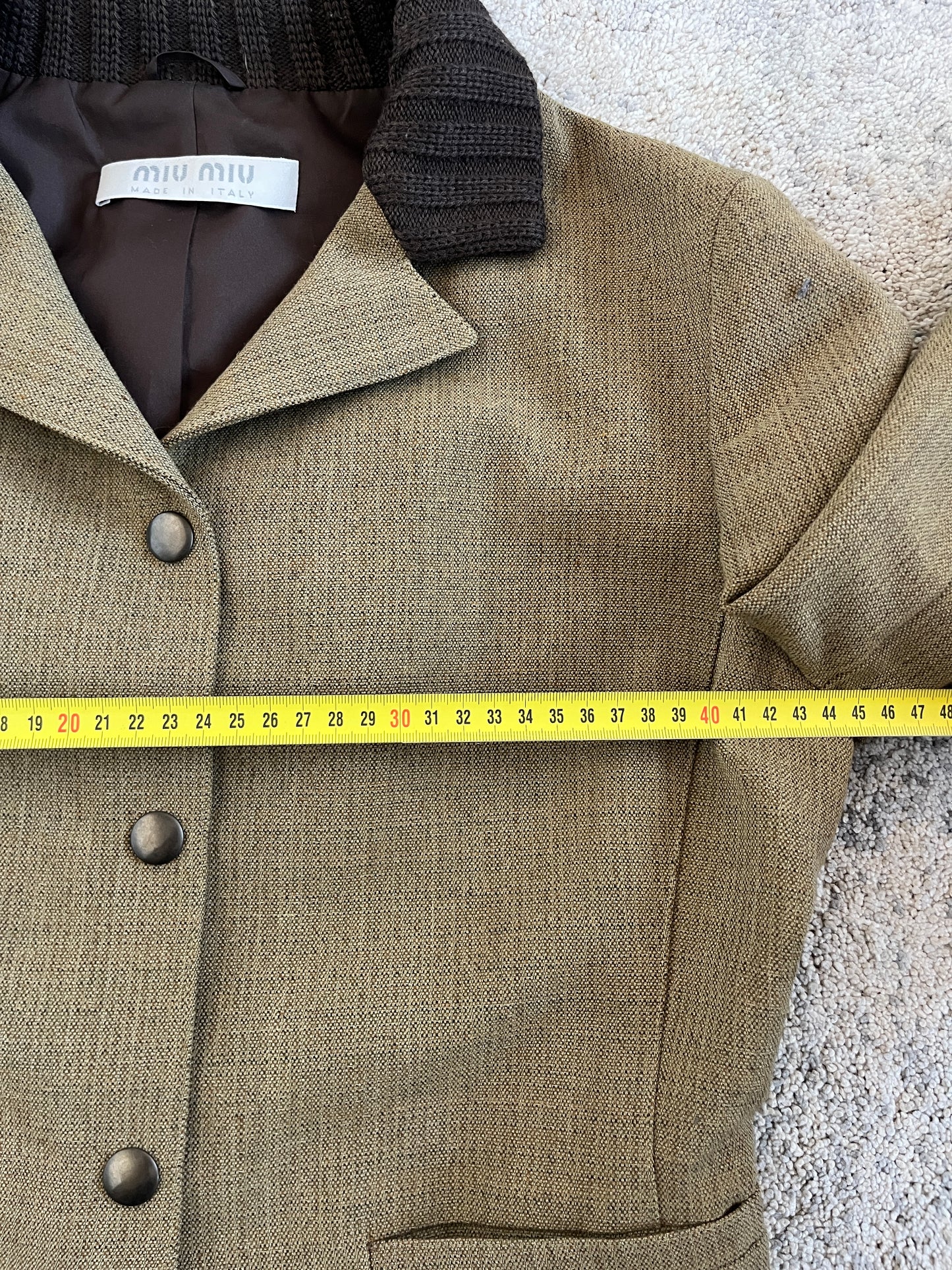 Miu Miu FW1999 wool blazer
