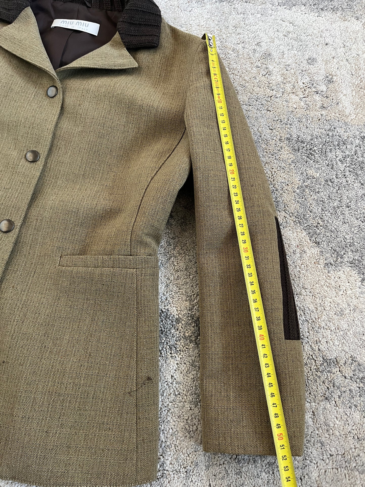 Miu Miu FW1999 wool blazer