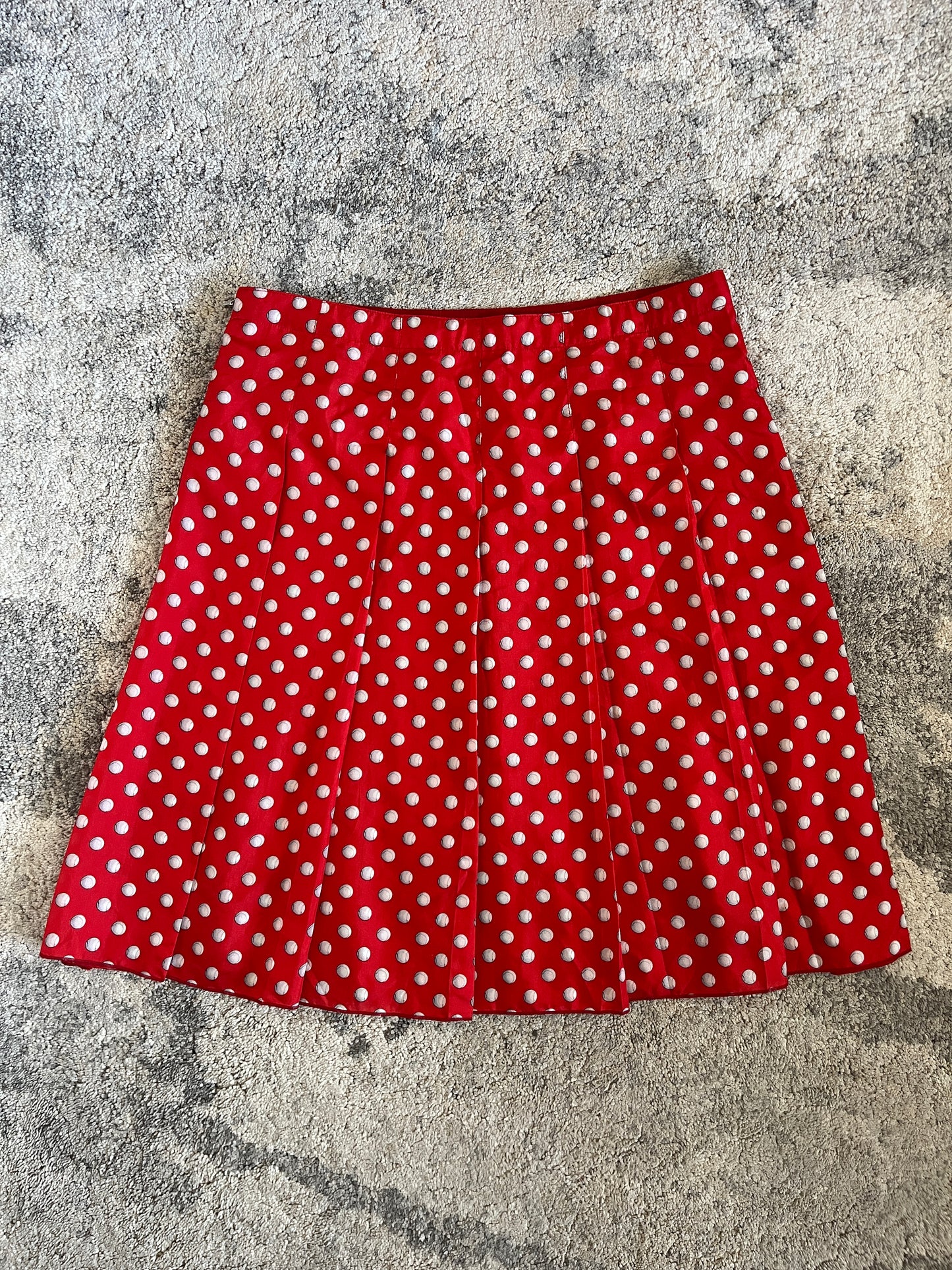Prada 2000's silk pleated skirt