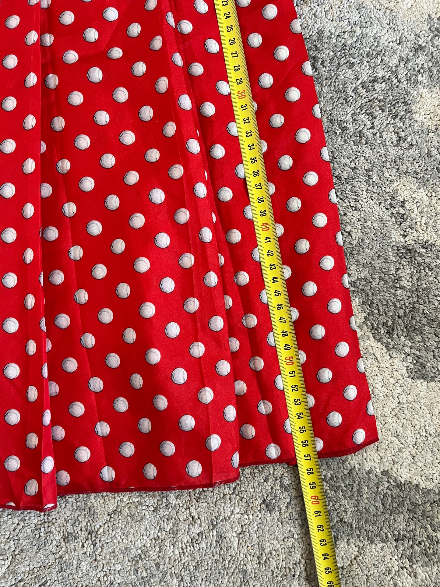 Prada 2000's silk pleated skirt