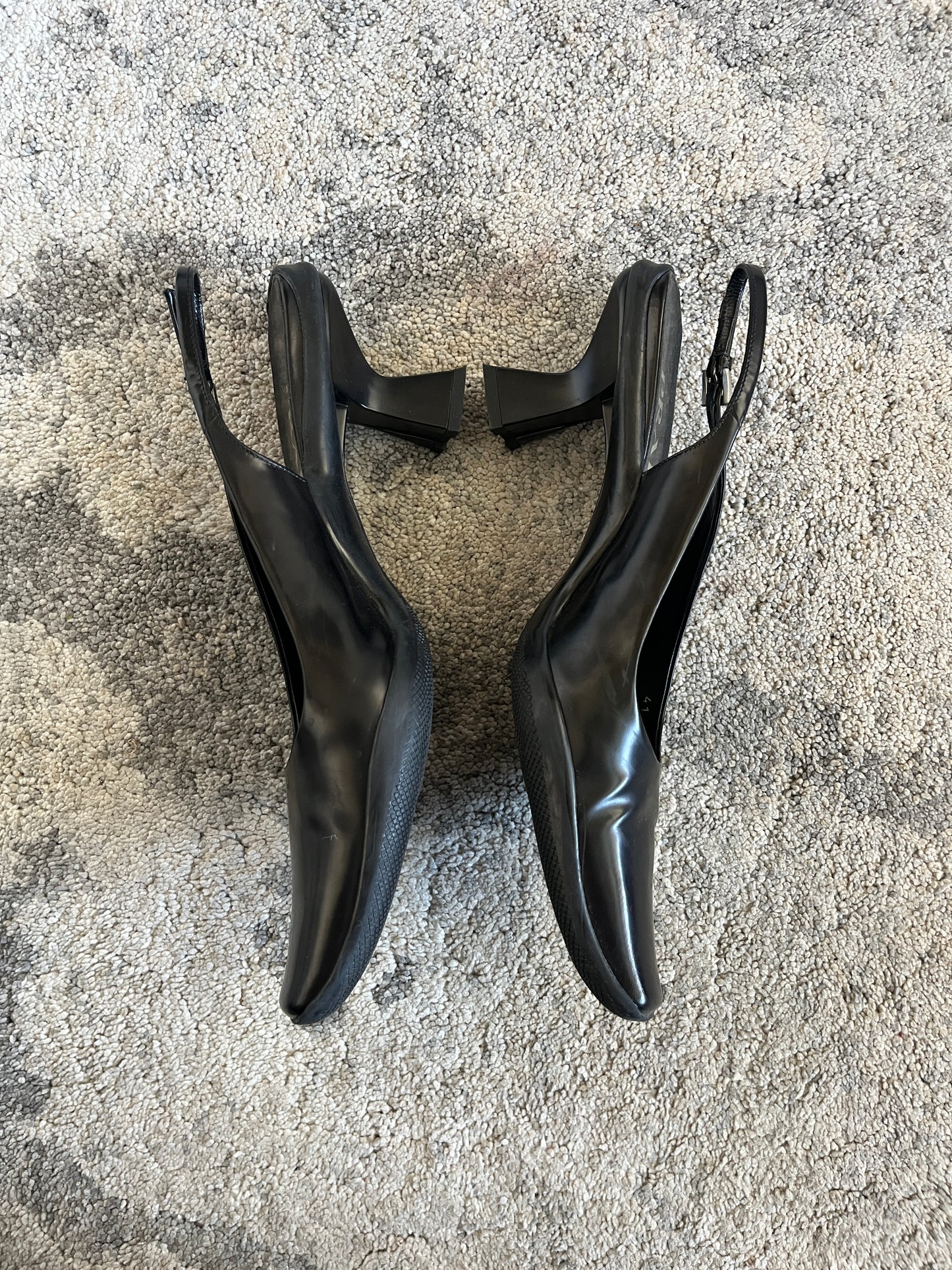 Prada FW1999 leather slingbacks heels