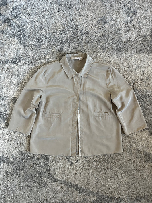 Miu Miu SS1999 silk & acetate shirt
