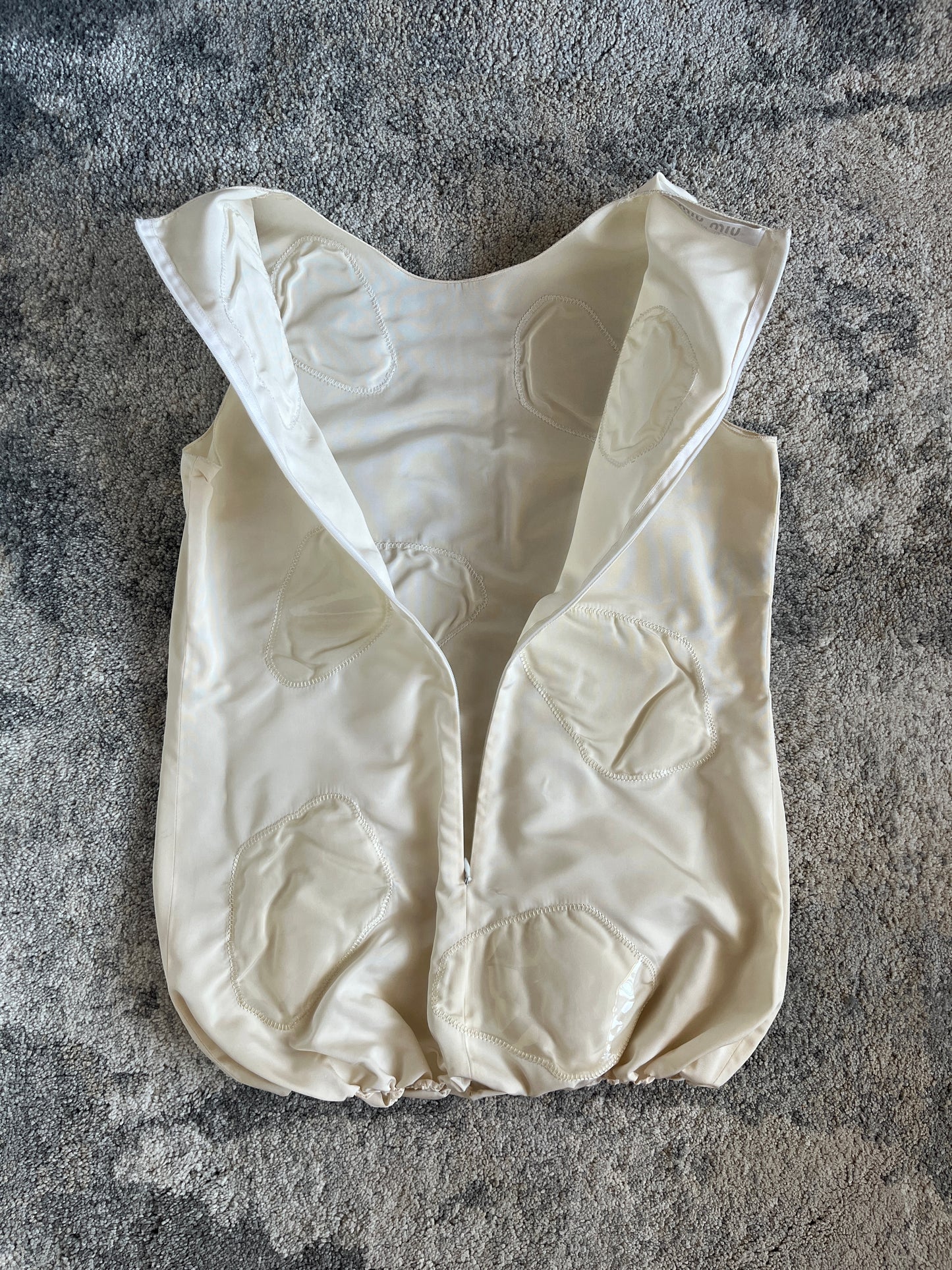 Miu Miu FW1998 nylon patches tank top
