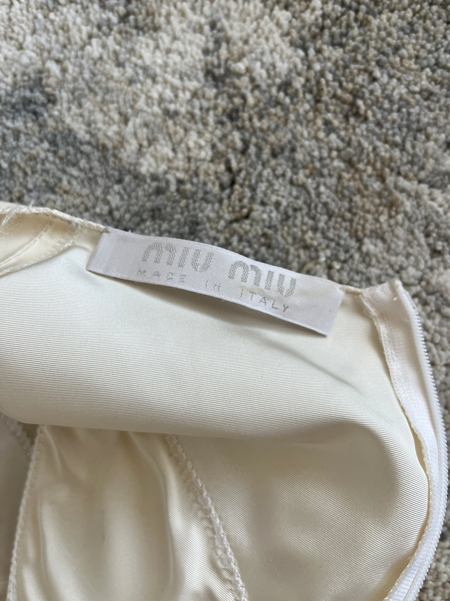Miu Miu FW1998 nylon patches tank top