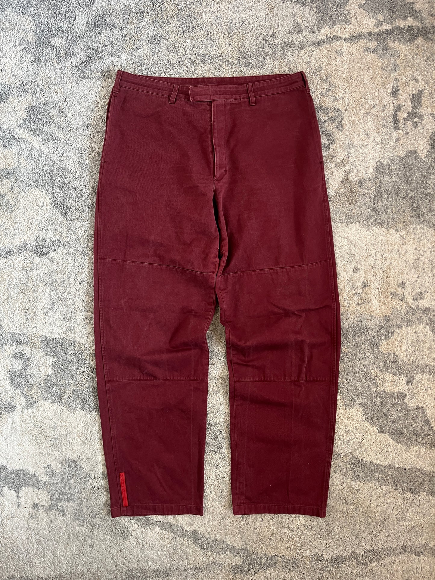Prada SS1999 double knee cotton pant