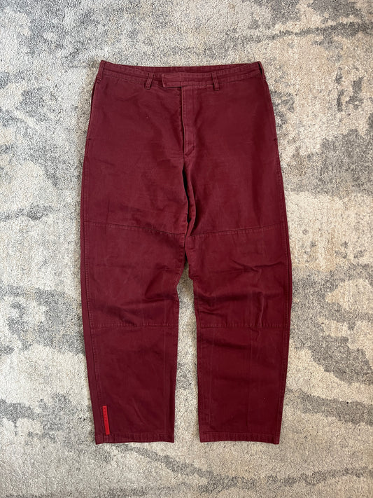 Prada SS1999 double knee cotton pant